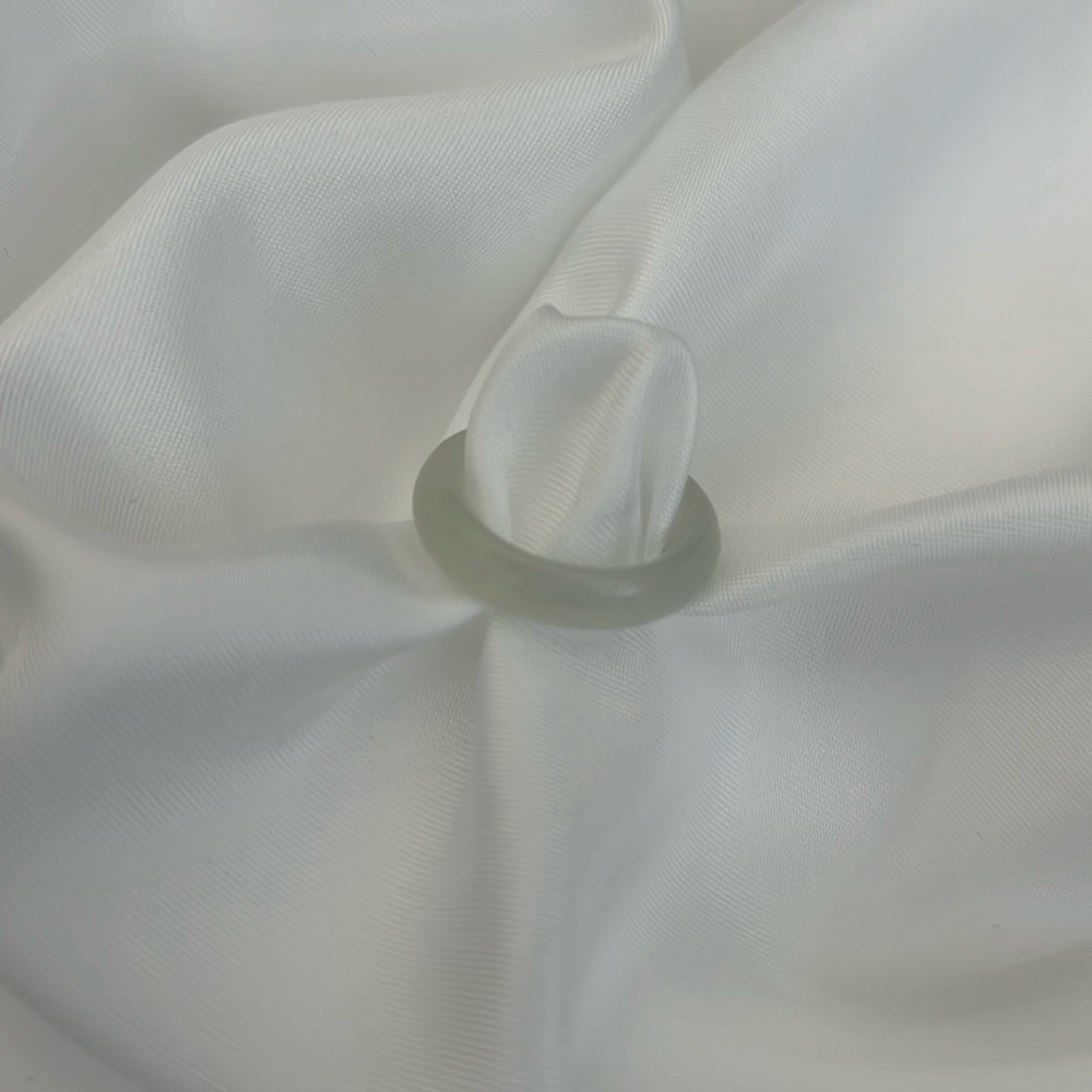 Size 5.5 // Natural Jade Ring - New/Unworn